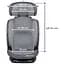 Автокрісло Kinderkraft Oneto3 i-Size Cool Grey KCONE300GRY0000 (00-00305211) - мініатюра 9