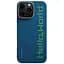 Карбоновий чохол, що світиться Pitaka x Aries Tactile Woven Case Hello World для iPhone 16 Pro (KI1602HWT) - мініатюра 1