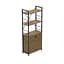 Етажерка 3/60 Ferrum-decor Серії Конект з тумбою 144x60x28 Чорний ДСП Артизан (FRD-104447) - мініатюра 1