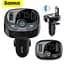 FM трансмітер Bluetooth модулятор Baseus S-09 2USB CCALL-TM01 чорний - мініатюра 6
