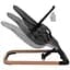 Крісло-гойдалка Kidwell Laro Black/Wooden - мініатюра 5