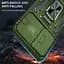 Ударопрочный чехол Camshield Army Ring для Samsung Galaxy S21+ Оливковый / Army Green - миниатюра 4