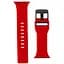 Силіконовий ремінець на смарт-годинник для Apple Watch 38,40,41 mm, Civilian Silicone Watch Strap, red/black, зі зручною застібкою, для годинника епл вотч, спортивний, ArmorStandart (ARM58395) - мініатюра 2