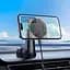 Тримач Hoco Speed magnetic wireless fast charging Car holder HW16 center console 15W 4.5-7" - мініатюра 3