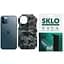 Захисна плівка SKLO Back (тил+грани без углов) Camo для Apple iPhone 14 Pro Max (6.7) Сірий / Army Gray - мініатюра 1