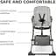 Стільчик для годування Kinderkraft Foldee Grey KHFOLD00GRY0000 (00-00305201) - мініатюра 9
