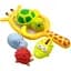 Набір іграшок для купання Bibi Toys Сачок жираф та 4 тваринки (760790BT) - мініатюра 1