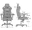 Кресло игровое Anda Seat Kaiser 4 Size XL Gray Linen Fabric (AD12YDDC-XLL-20-G-CF) - миниатюра 20