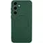 Чохол Silicone Cover Lakshmi Full Camera (AA) with MagFit для Samsung Galaxy S25+ Зелений / Dark green - мініатюра 1