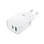 Сетевое зарядное устройство XO CE29 20W 1USB-A+1USB-C Fast Charger with TYPE-C cable (NB-Q231A) Белый - миниатюра 2