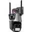 Вулична охоронна поворотна Wi-Fi камера Baellerry Dual Lens Zoom 8MP сирена, зум, віддаленим доступом онлайн - мініатюра 1