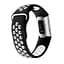 Силіконовий ремінець Primo з перфорацією для фітнес браслета Fitbit Charge 3/4 Black White/розмір L - мініатюра 3