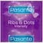Презервативи Pasante Ribs and Dots точково-ребристі 3 шт. (ROZ6400230111) - мініатюра 1
