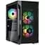 SilverStone Корпус FARA FAH1MB-PRO, без БП, 1xUSB3.0, 2xUSB2.0, 3x120mm ARGB fan, TG Side Panel, mATX, Black - миниатюра 1