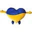 Дитяча м'яка іграшка "Серце" МС 180402-02 - мініатюра 1