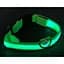 Нашийник для собак UFT PET LED 1 Green L з підсвічуванням на батарейках - мініатюра 2
