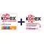 Набор: тампони Kotex Silky Cover Normal 32 шт. + щоденні прокладки Kotex Deo Super 52 шт. - мініатюра 1