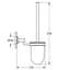 Йоржик для унітазу Grohe Essentials Authentic 40658001, Хром - мініатюра 2