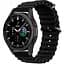 Ремінець для Zepp E - чорний ширина кріплення 20мм силікон Watchbands Hump (W23-4WB59541061) - мініатюра 1