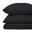 Летний постельный комплект MirSon Line Satin Light Pro Black Thinsulate Евро (2200010973877) - миниатюра 7