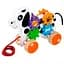 Дерев'яна каталка Viga Toys 50977 Собачка з шестернями іграшка для дівчаток та хлопчиків - мініатюра 1