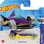 Базова машинка Hot Wheels Sky Show Cloud Cutter жовта з фіолетовим (5785) - мініатюра 1