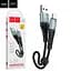 Кабель Hoco X38 Cool Charging data cable for Type-C L-0.25 м Чорний - мініатюра 2