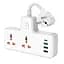 СЗУ Hoco AC12A Reise (PD30W/1C3A) +Socket White - миниатюра 2