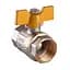 Кран кульовий прямий Solomon 1″ ВВ ЖБ PN40 В1007 - мініатюра 2