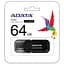 USB флеш накопичувач ADATA 64GB UV240 Black USB 2.0 (AUV240-64G-RBK) - мініатюра 3