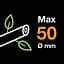 Сучкоріз для зелених гілок до 50 мм Fiskars PowerGear L78, Bypass L 112590 (1000584) - мініатюра 2