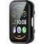 Чехол-накладка DK Пластик Gloss Стекло Full Cover для Huawei Watch Fit / Fit SE (016318) (black) - миниатюра 1