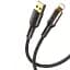 Кабель XO NB229 USB A - Lightning  2.4 A чорний - мініатюра 1