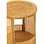 Кофейный столик J-line из бамбука и ротанга 50 см. (46370) - миниатюра 3