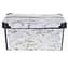 Корзина с крышкой Violet House Decor Marble White, полипропилен, 20 л (0648 DECOR Marble White с/кр. 20) - миниатюра 1