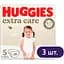 Подгузники Huggies Extra Care Jumbo 5 (11-25 кг) 84 шт. (3 уп. по 28 шт.) - миниатюра 1