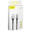 Кабель Baseus Horizontal Data CableUSB Lightning 1.5A 2 м Чорний - мініатюра 2