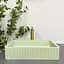 Умивальник VBI Florentia light green matt накладний VBI-015004, Цветной - мініатюра 3