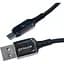Кабель Proove Flex Metal USB-A to Micro-USB 2.4A 1m Black (CCFM20001301) [130333] - мініатюра 2