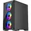 Корпус 1stPlayer Black 600W (X2-M-BK-4F1-PS-600FK-EU) - мініатюра 4