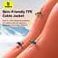 Кабель Baseus 0℃ Series Fast Charging Cable Type-C to Type-C 100W 1m P10368800731-00 Coral - мініатюра 5