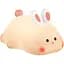 Ночной светильник Hoco HX16 Silicone lamp Rabbit [159424] - миниатюра 2