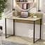 Компьютерный стол Ferrum-decor Скай 75x100x70 черный ДСП Дуб Сонома 16мм (FRD-103642) - миниатюра 1