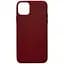 Чохол-накладка Apple для iPhone 11 Leather Case Full темно-червоний - мініатюра 1