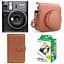 Подарунковий набір Фотоапарат Fujifilm Instax Mini 41 Фотопапір 20 шт. Чохол Фотоальбом на 108 фото коричневий - мініатюра 1