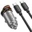АЗУ Hoco NZ16 Rigorous PD30W (1USB-C) + кабель Type-C to Type-C Metal grey - миниатюра 4