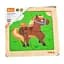 Деревянный мини-пазл Viga Toys Лошадка 4 элемента (51312) - миниатюра 3