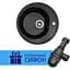 Каменная мойка Ventolux Fabia Black Matt Quartz D510x180 мм - миниатюра 3