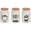 Банка Herevin White-Black Tea-Coffee-Sugar Mix з бамбуковою кришкою 0.890 л в асортименті (232001-264) - мініатюра 1