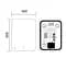 Дзеркало Mixxus Premium DIVERSE MR15-80x60-REVERSE (LED Touch, Anti-fog (3-6,5kK)) (MP6638) - мініатюра 5